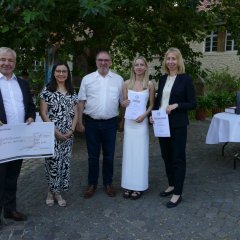 ÄfdW - Stipendiatin Kusel mit Sponsoren ÄfdW - Stipendiatin Kusel mit Sponsoren