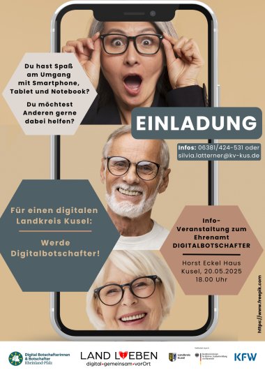 Digitalbotschafter - Veranstaltungseinladung Ehrenamt Digitalbotschafter Digitalbotschafter - Veranstaltungseinladung Ehrenamt Digitalbotschafter