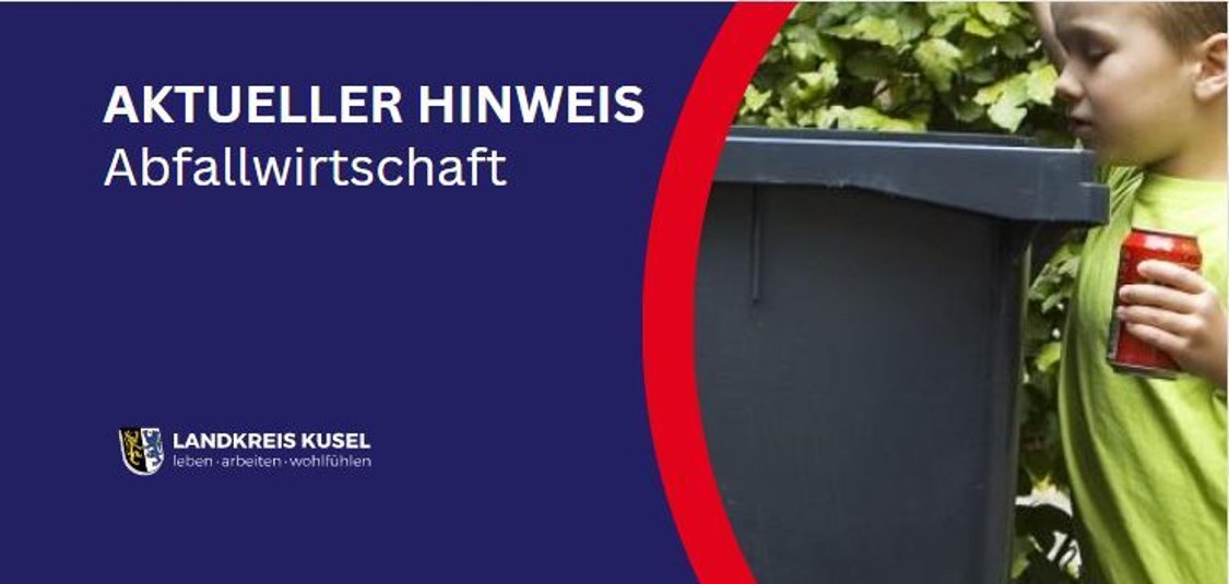 Information der Abfallwirtschaft Abfallkalender 2025 Kusel