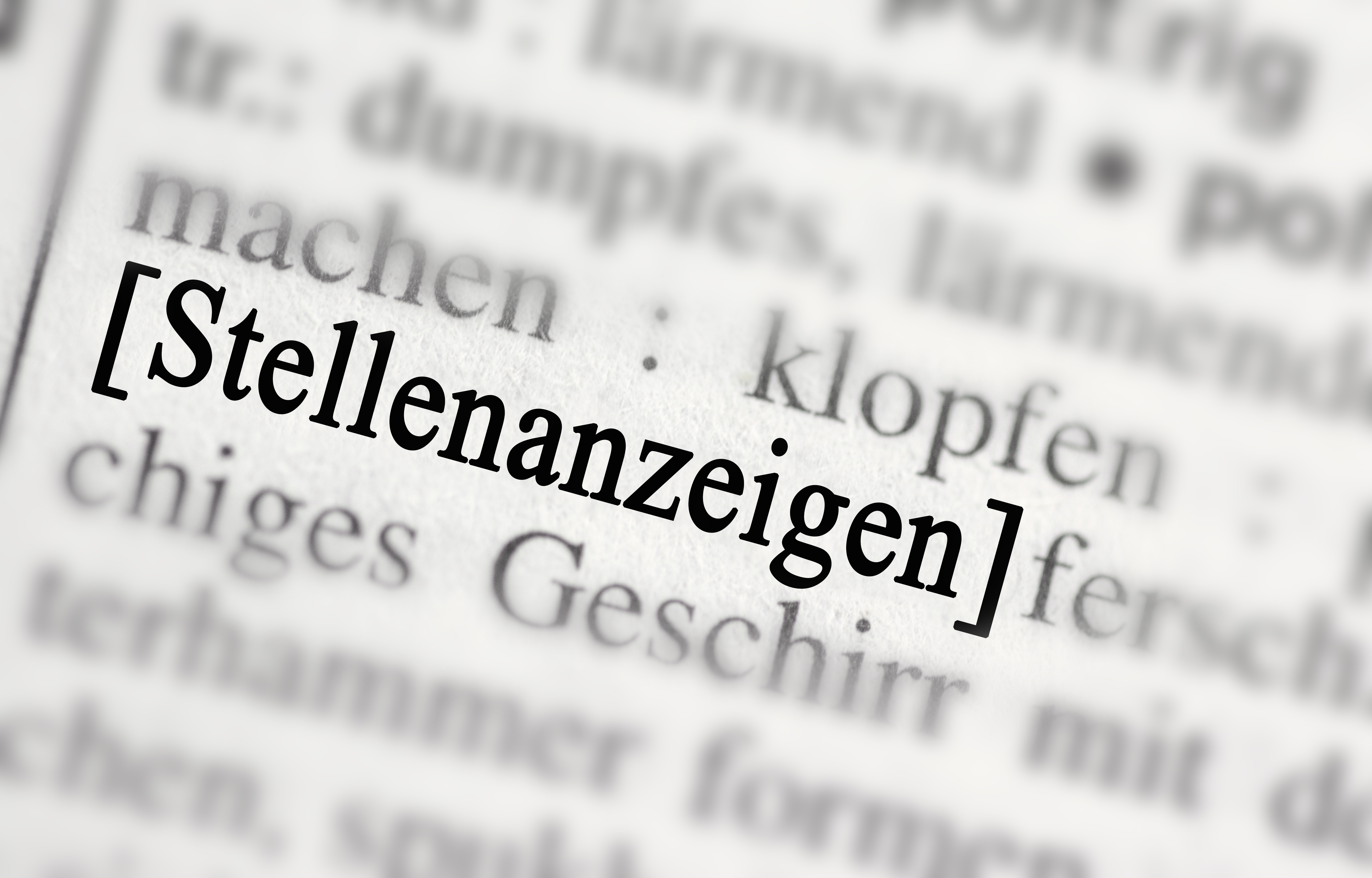 Stellenanzeigen Stellenanzeigen