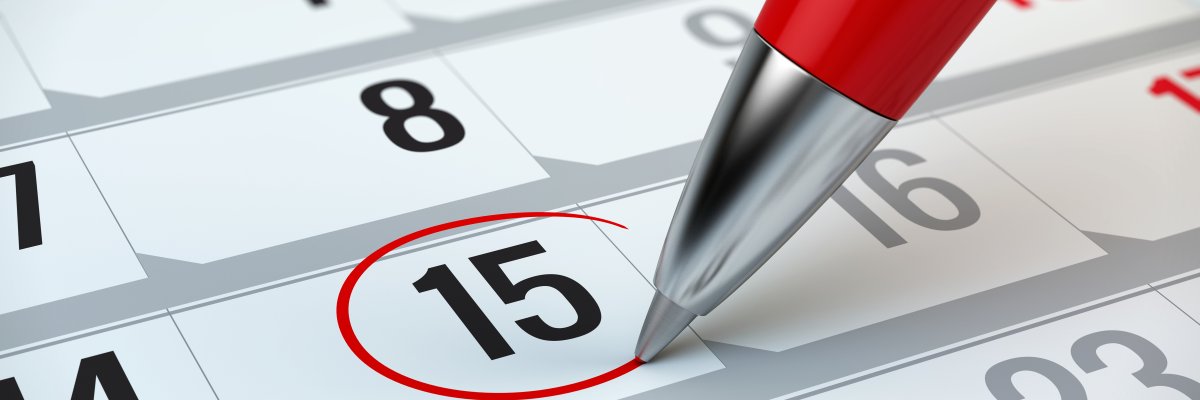 Concept of important day, reminder, organizing time and schedule